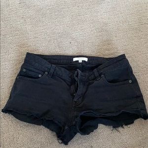 Talula size 27 black short shorts